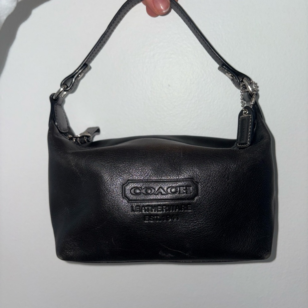 Coach Black Leather Handbag